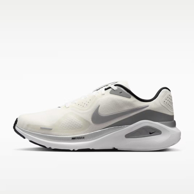 NIKE 耐吉 Nike 耐吉 Structure 26 RR II7194-100 男 慢跑鞋 運動鞋 緩震 舒適 白灰 淺灰