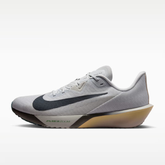 NIKE 耐吉 Nike 耐吉 Air Zoom Rival Fly 4 FV6040-004 男 慢跑鞋 運動鞋 路跑 灰金