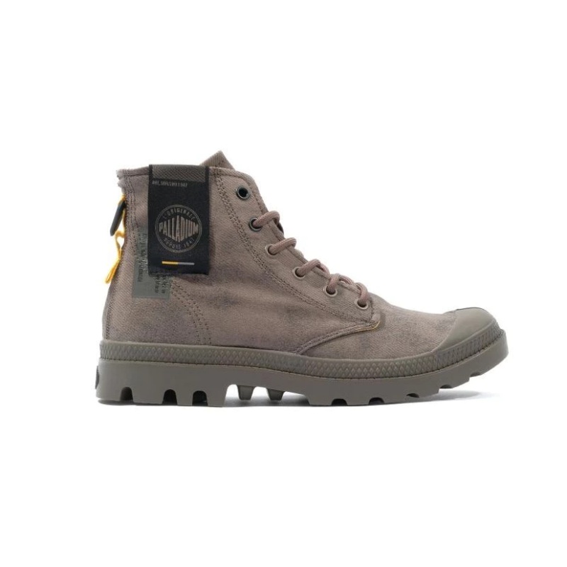 Palladium 帕拉丁 PALLADIUM 休閒鞋 PAMPA SURPLUS 咖啡 仿舊 高筒靴 男女 74389-213