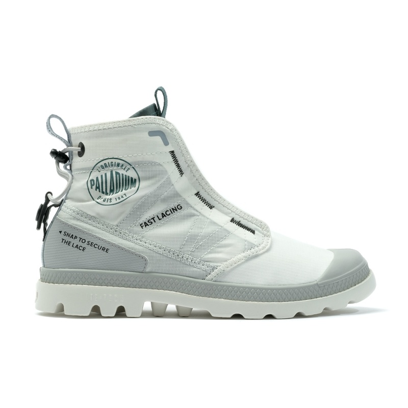 Palladium 帕拉丁 PALLADIUM 休閒鞋 PAMPA TRAVEL LITE RS 白綠 快穿 輕量 尼龍靴 女 79104-116