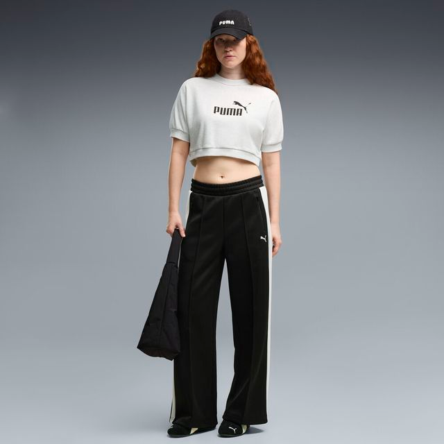PUMA 彪馬 PUMA 長褲 流行系列 T7 黑白 長寬褲 女 63912201