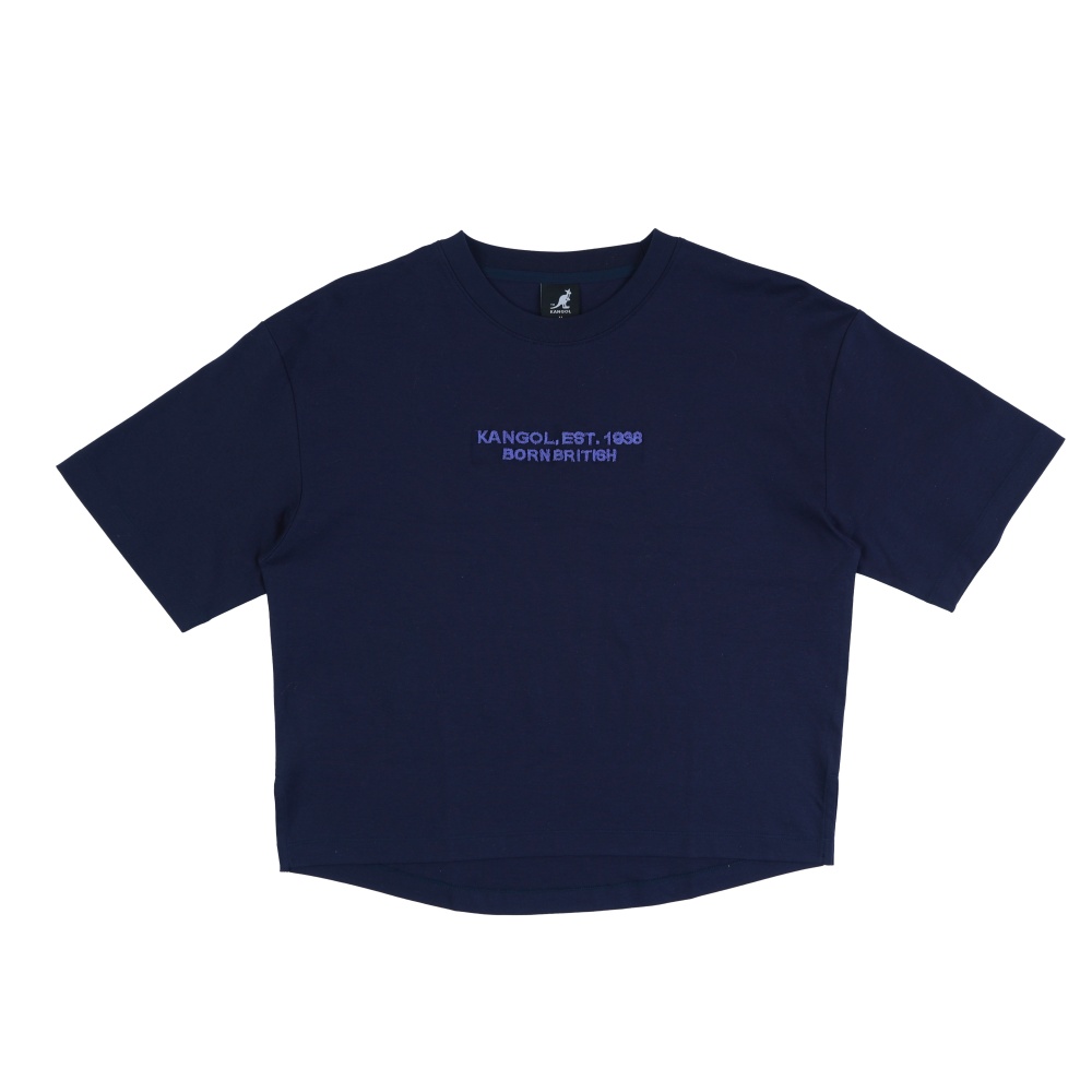 KANGOL KANGOL 短T 深藍 涼感 百搭 素色 短袖 上衣 女 6622101080