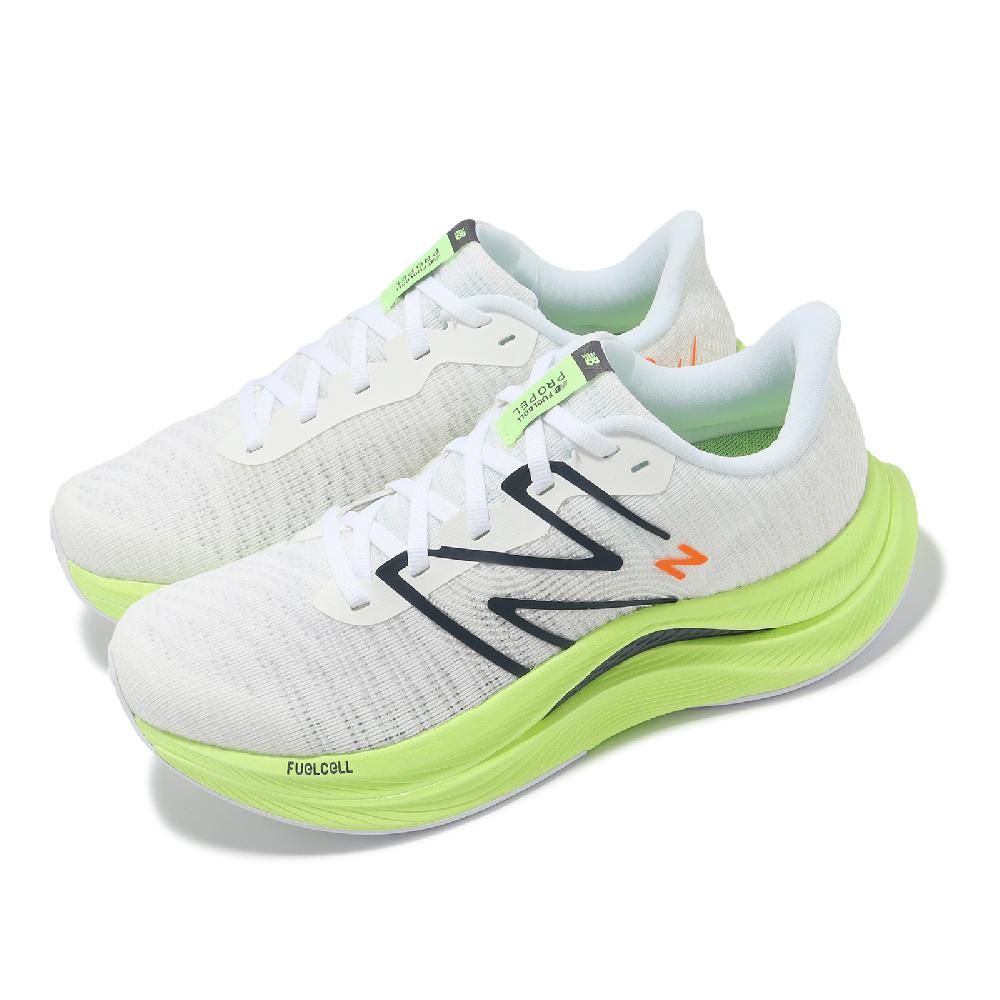 New Balance 紐巴倫 慢跑鞋 FuelCell Propel V4 D 女鞋 寬楦 白 綠 緩震 運動鞋 NB WFCPRCA4-D