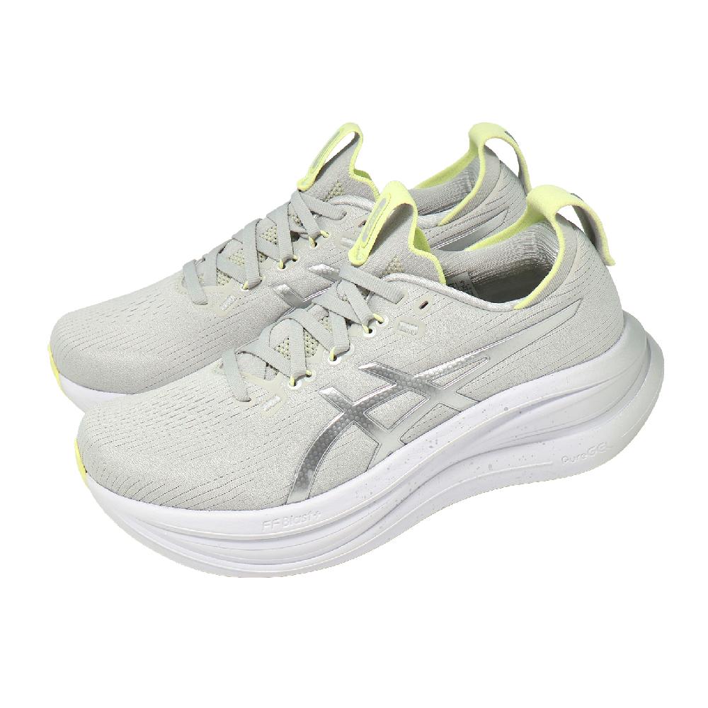 Asics 亞瑟士 慢跑鞋 GEL-Nimbus 28 Platinum 女鞋 白金系列 灰 1012C068020