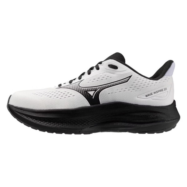 MIZUNO 美津濃 Mizuno 美津濃 Wave Inspire 22 J1GC264557 男 慢跑鞋 超寬楦 支撐 緩震 白 黑