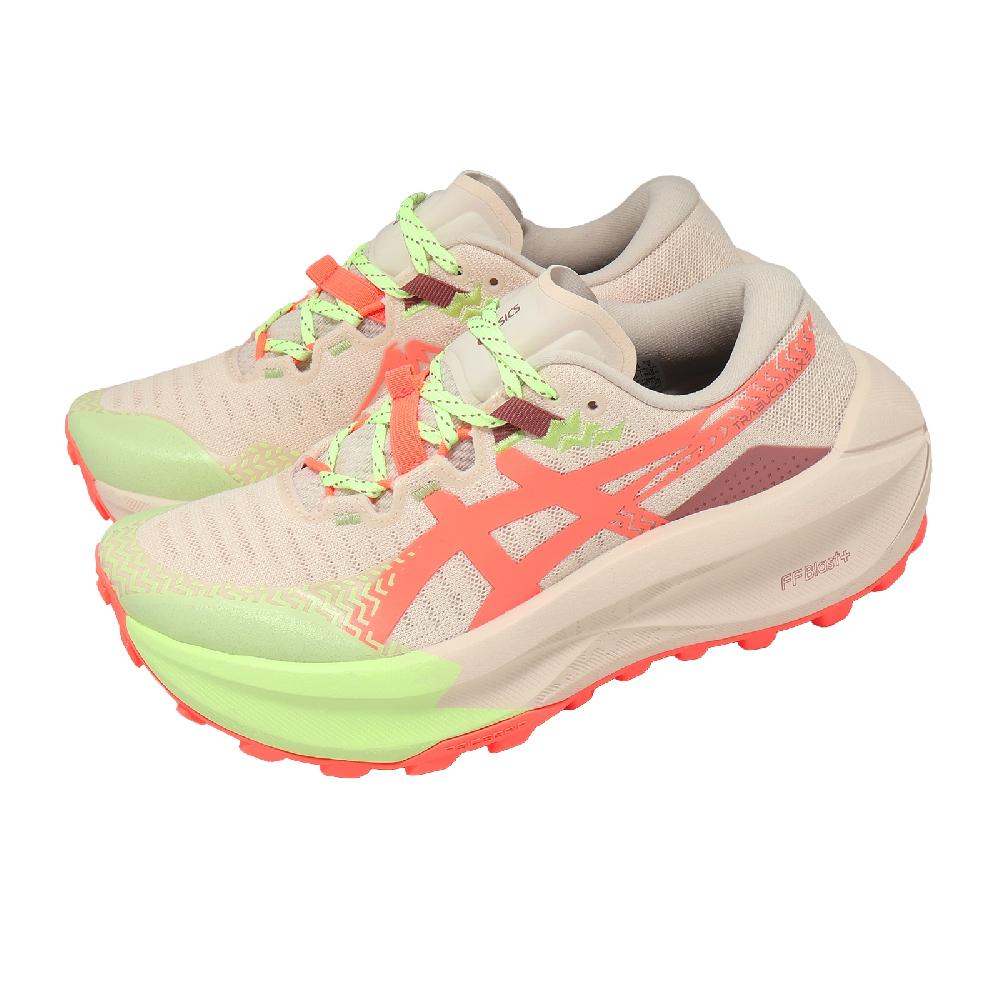 Asics 亞瑟士 越野跑鞋 Trabuco Max 5 女鞋 米 戶外 緩震 抓地 厚底 1012B937700