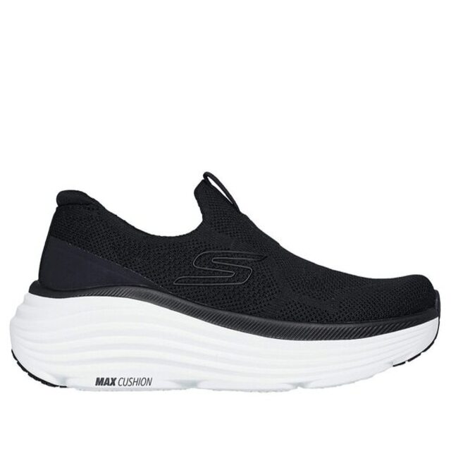 SKECHERS 斯凱奇 Skechers 思克威爾 Max Cushioning Endeavour 129481BKW 女 慢跑鞋 黑 白