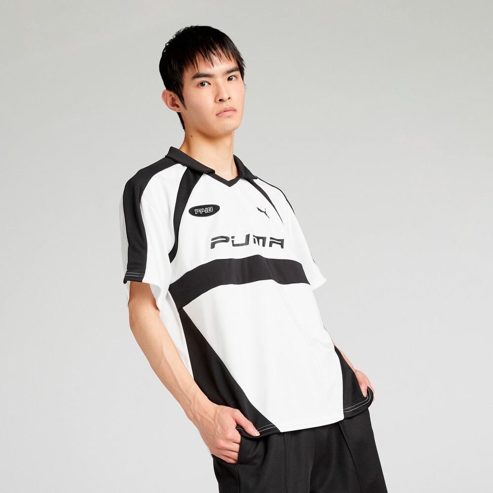 PUMA 彪馬 PUMA 短T 流行系列 白色 足球風 POLO衫 短袖 T恤 中性 63124202