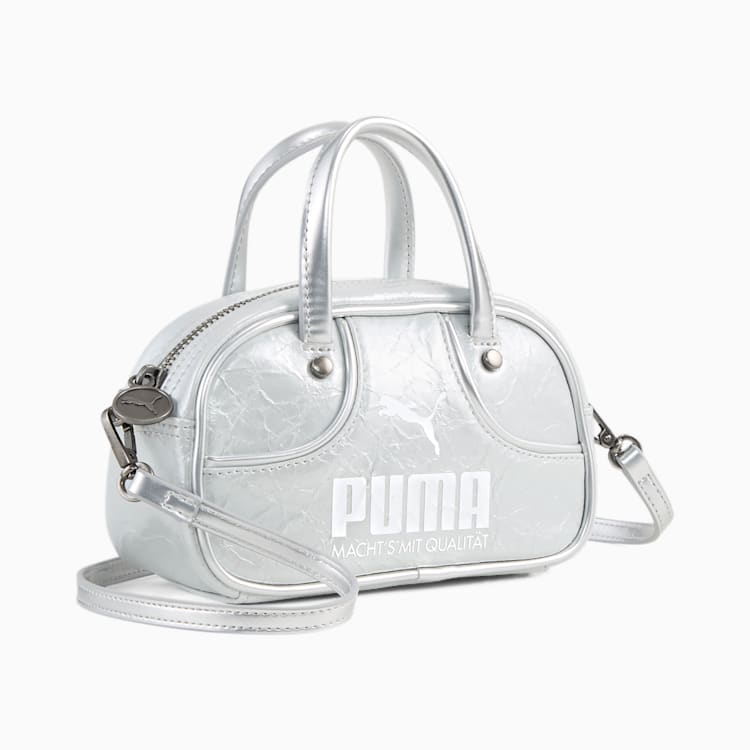 PUMA 彪馬 PUMA 側背包 1976 LUSTRE MICRO 銀 復古 手提包 迷你小包 09286201