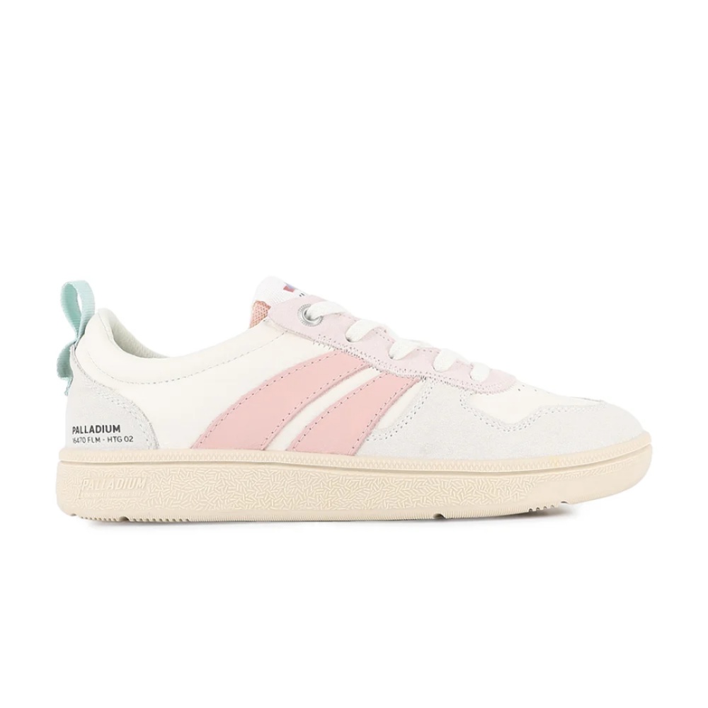 Palladium 帕拉丁 PALLADIUM 休閒鞋 PALLACUP FLAME LTH 白粉 復古 運動鞋 女 74485-165
