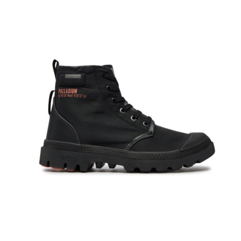 Palladium 帕拉丁 PALLADIUM 休閒鞋 PAMPA LITE+ HI 特務黑 輕量 高筒靴 男女 79102-008