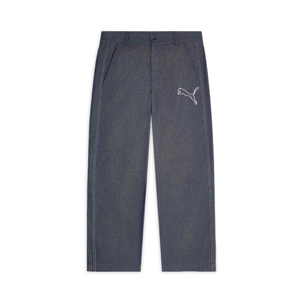 PUMA 彪馬 PUMA 長褲 流行系列 T7 牛仔藍 休閒褲 男 63979616