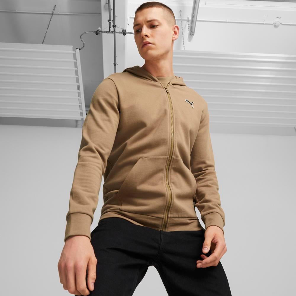 PUMA 彪馬 PUMA 外套 基本系列 BETTER ESS 卡其 連帽外套 男 67597985
