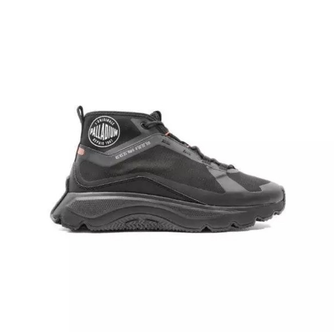 Palladium 帕拉丁 PALLADIUM 休閒鞋 THUNDER MID 全黑 機能 運動 中筒鞋 男 09105-008