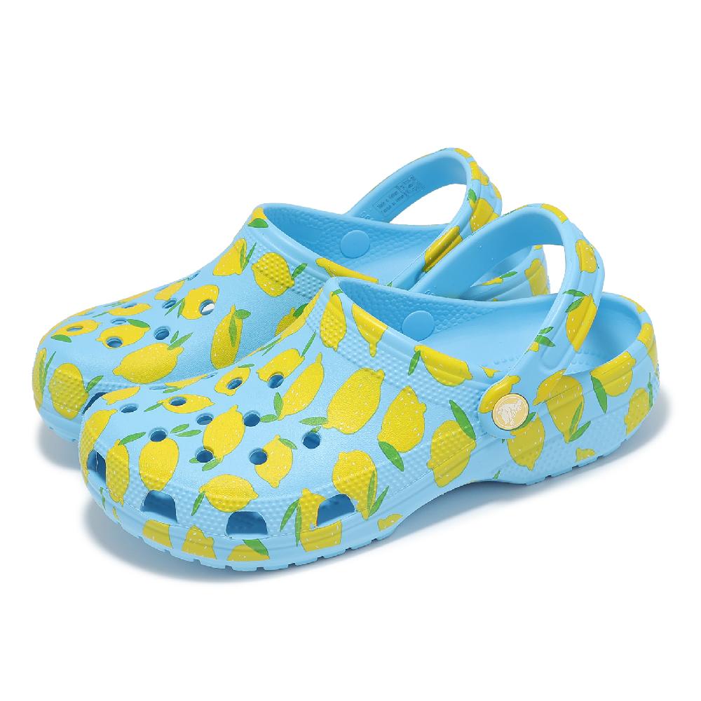 Crocs 卡駱馳 洞洞鞋 Classic Fresh Fruits 男鞋 女鞋 藍 經典水果印花克駱格 2110084WD