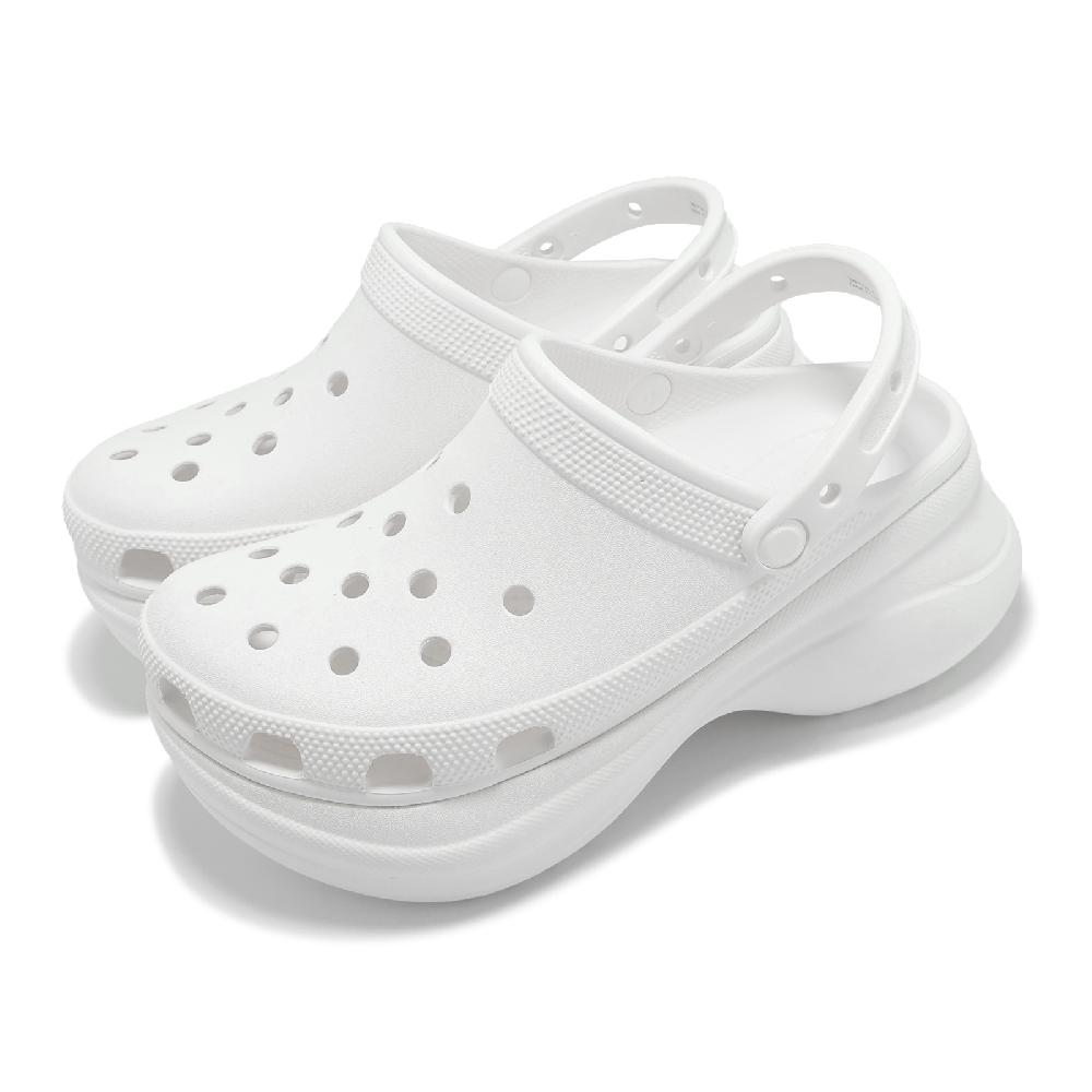 Crocs 卡駱馳 洞洞鞋 Bae Clog 女鞋 白 復古克駱格 厚底 增高 休閒鞋 206302100