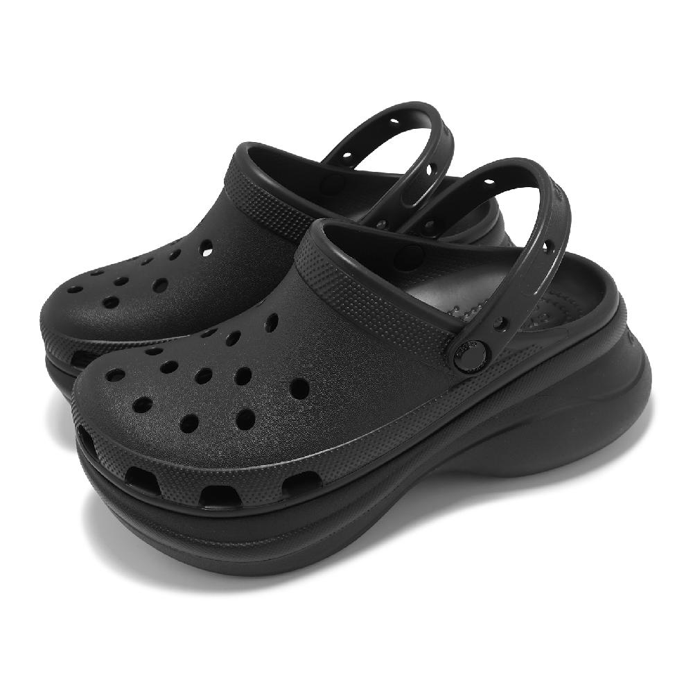 Crocs 卡駱馳 洞洞鞋 Bae Clog 女鞋 黑 復古克駱格 厚底 增高 休閒鞋 206302001