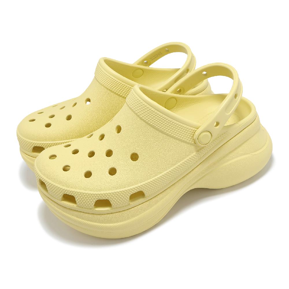Crocs 卡駱馳 洞洞鞋 Bae Clog 女鞋 黃色金針花 復古克駱格 厚底 增高 休閒鞋 20630278R