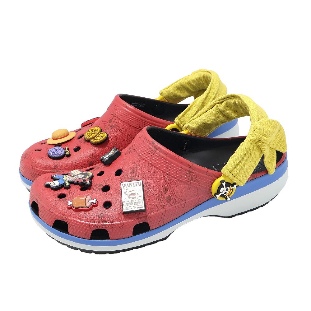 Crocs 卡駱馳 洞洞鞋 One Piece Luffy 男女鞋 航海王魯夫克駱格 七彩 卡駱馳 21212590H