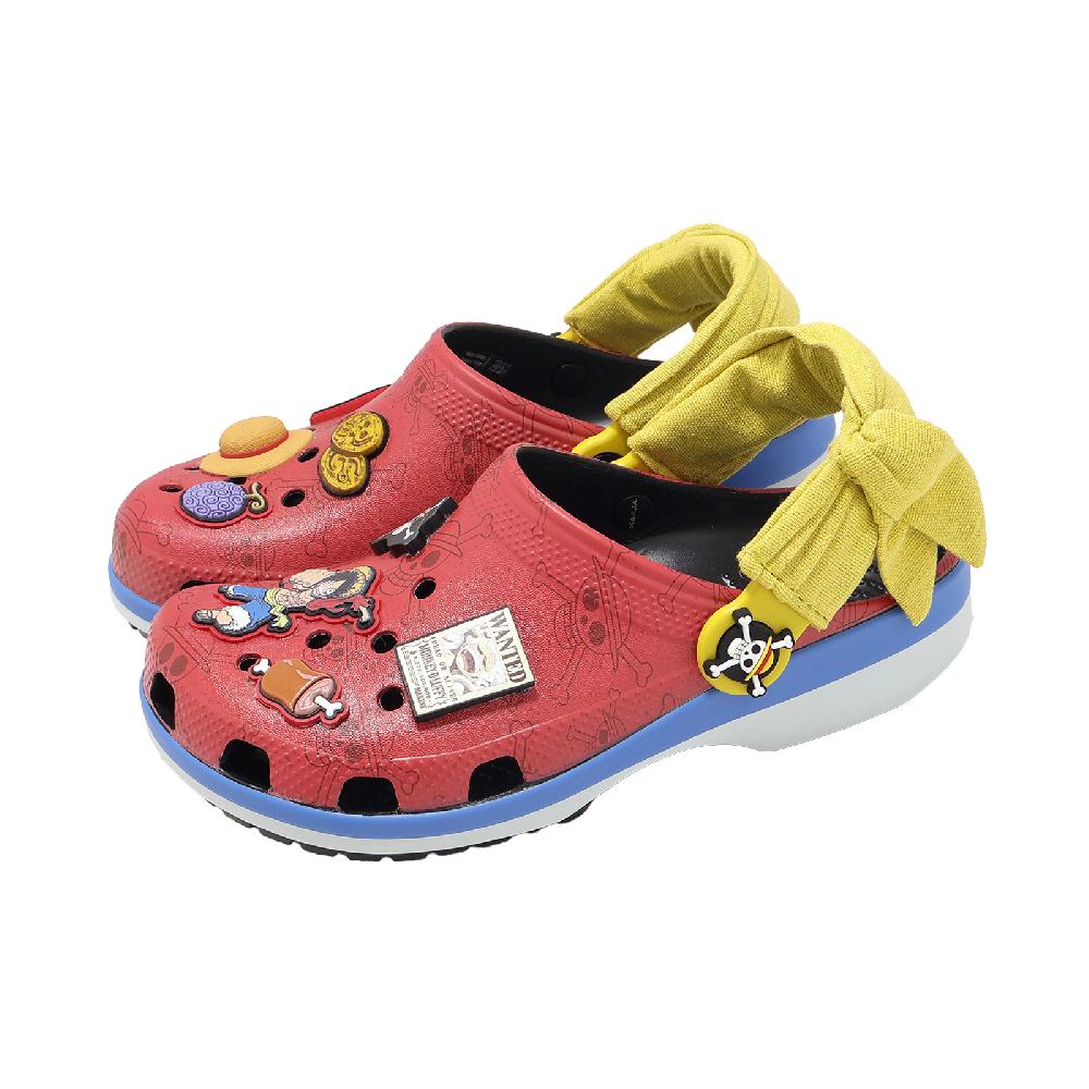 Crocs 卡駱馳 洞洞鞋 One Piece Luffy K 中大童 航海王魯夫 七彩 卡駱馳 21212790H
