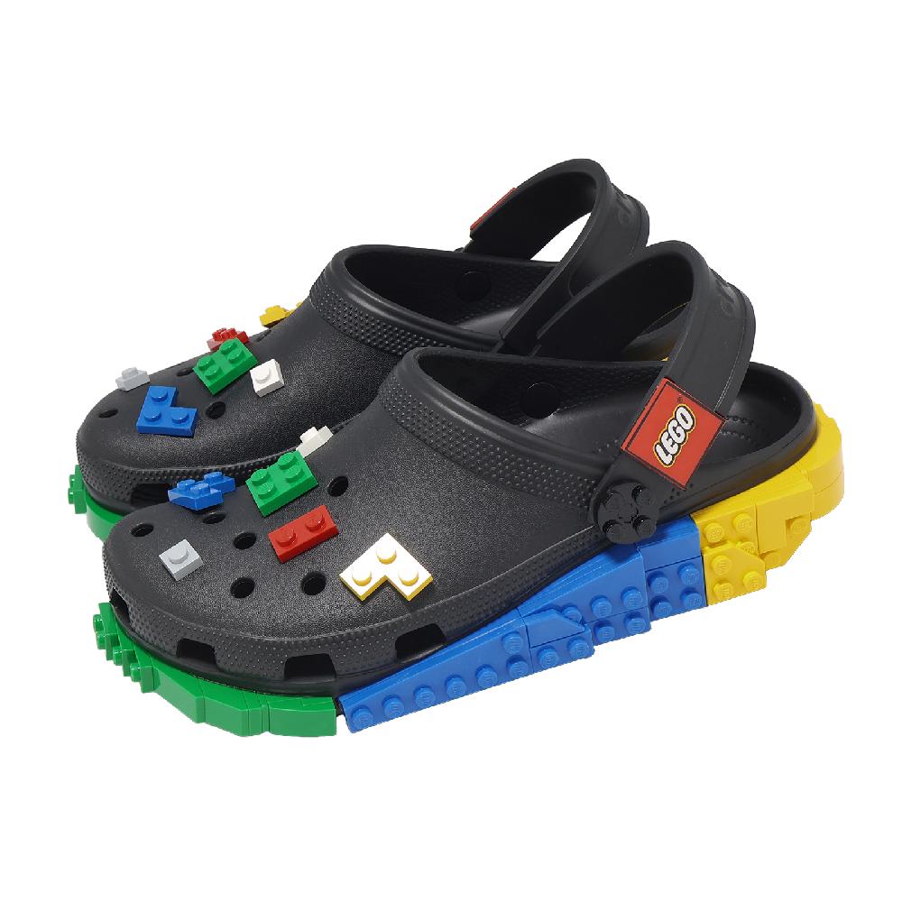 Crocs 卡駱馳 洞洞鞋 4LW Masterbrand Clog 男女鞋 黑 樂高系列克駱格 21238890H