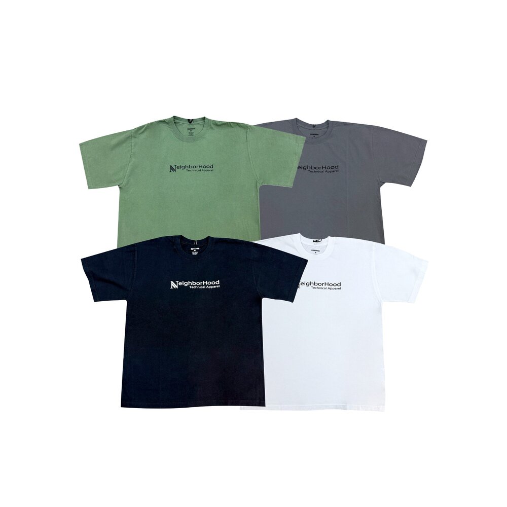 Neighborhood Nh. Tee SS - 3 Gray 灰/軍綠/黑/白 短Tee 252PCNH-ST03
