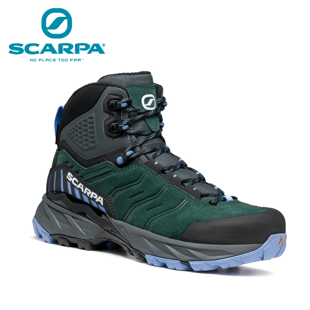 SCARPA 原廠貨 女 RUSH TRK GTX 中筒 防水登山鞋/百岳 植物綠/曝羅旺斯(63140-202)