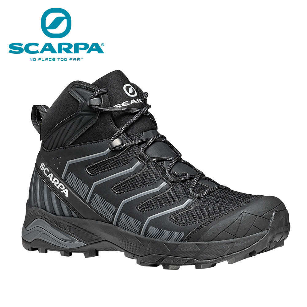 SCARPA MAVERICK MID GTX 男 防水登山鞋/郊山鞋 藍-黑灰 ( 090200-BlackGray)
