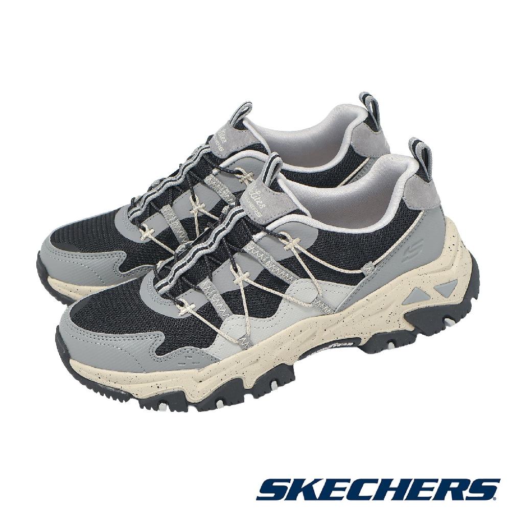 SKECHERS 斯凱奇 戶外鞋 D Lites Hiker 女鞋 黑 灰 緩衝 輕量 抓地 老爹鞋 180129BKGY