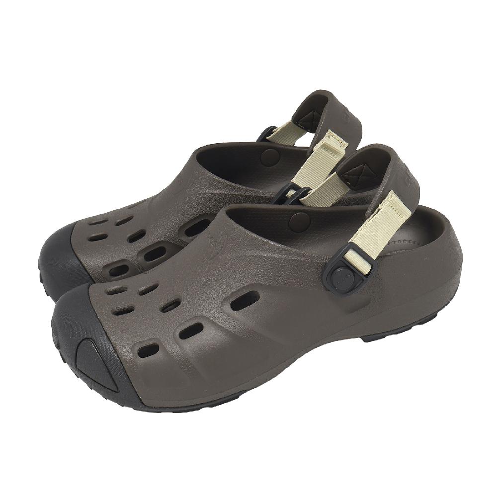 Crocs 卡駱馳 洞洞鞋 Quick Trail Clog 男鞋 縱野克駱格 深咖啡 戶外 212809206