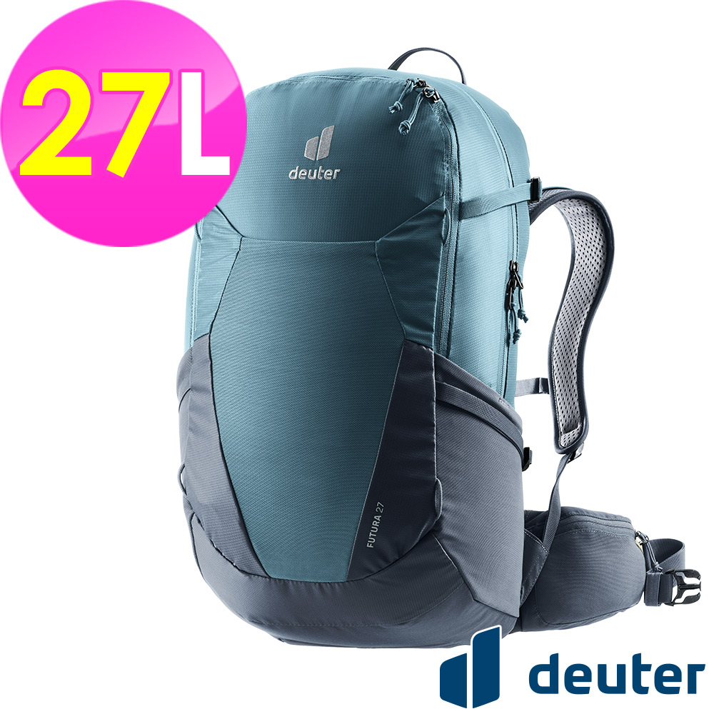 Deuter 【德國】FUTURA透氣網架背包27L (3400321 霧藍/登山/健行)