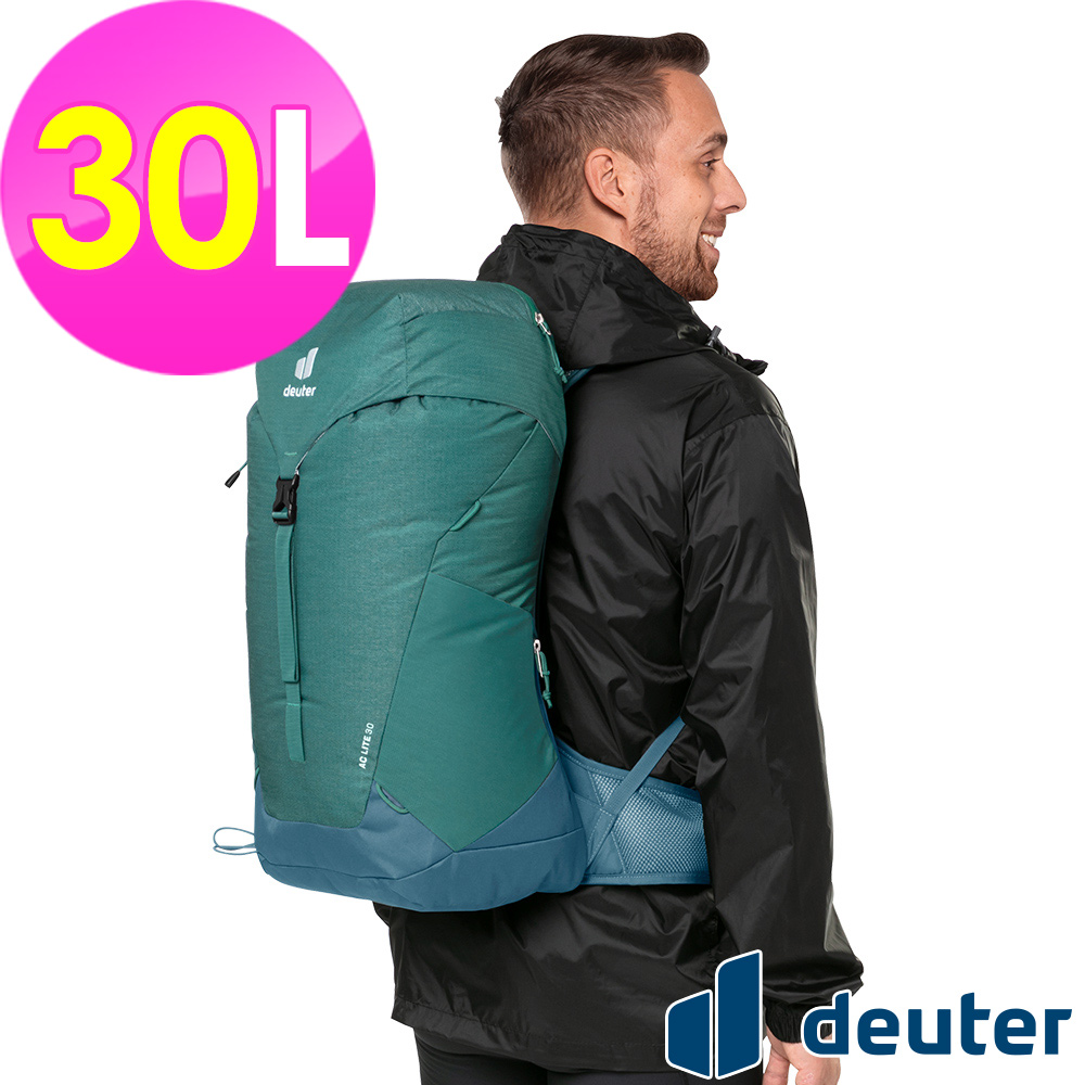 Deuter _德國_AC LITE網架直立式透氣背包30L (3421021綠/輕量/戶外/後背包/一日行程)
