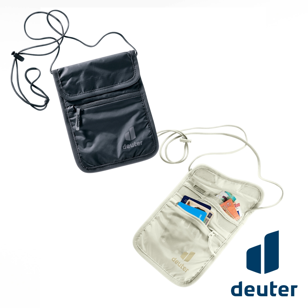 Deuter _德國_SECURITY WALLET II隱藏式錢包袋3950126黑、沙灘/防竊貼身包/隨身袋/護照證件包