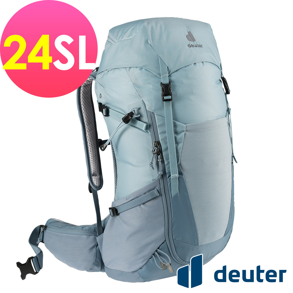 Deuter _德國_ FUTURA透氣網架背包24SL/3400521水藍/登山健行後背包/休閒旅遊包