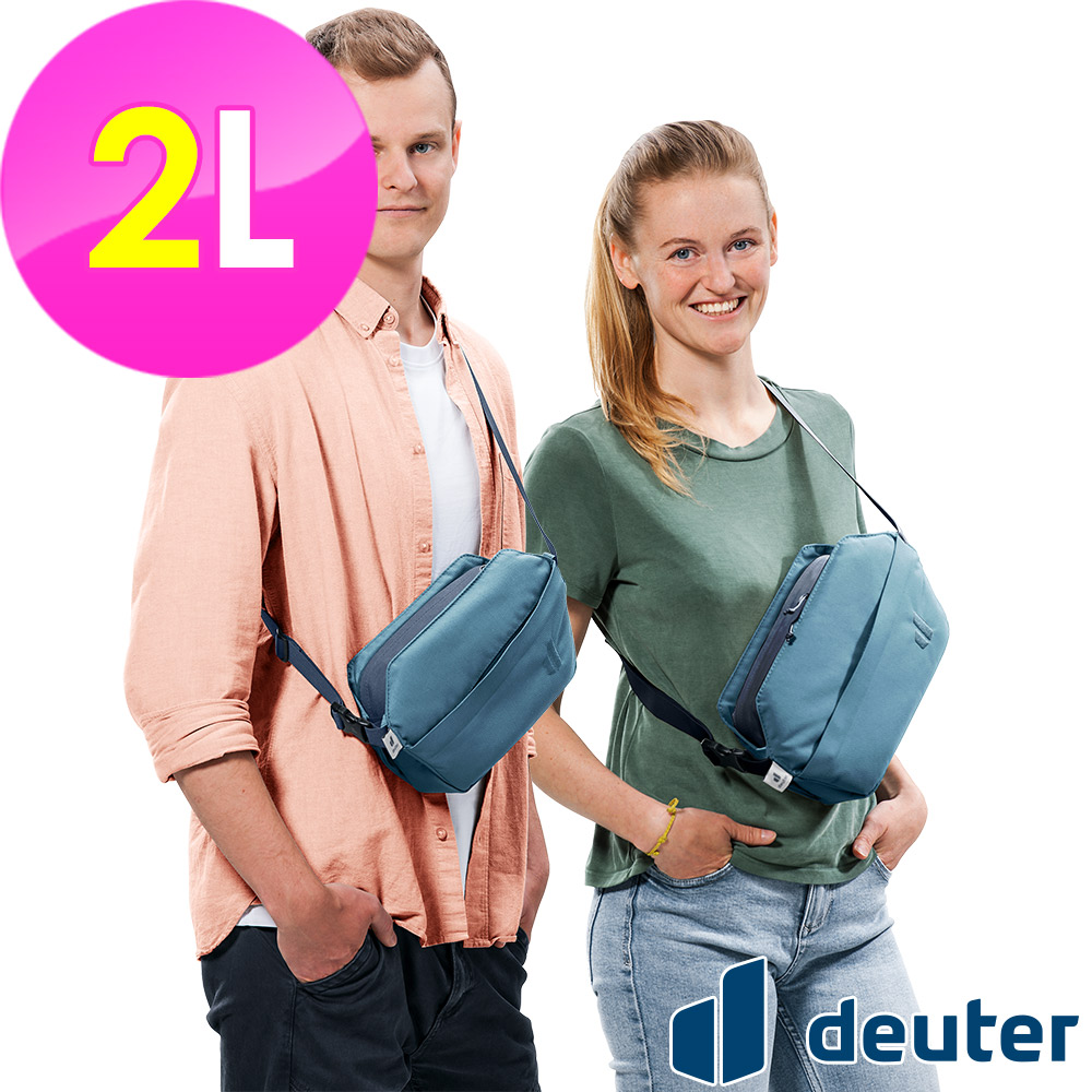Deuter _德國_Passway輕量斜肩包2L /3900023深藍/胸前包/隨身包/休閒包