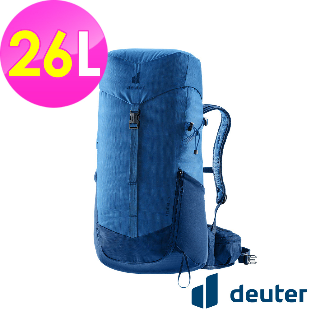 _ 德國_TELATIE 26L輕量拔熱透氣背包3450127藍/登山背包