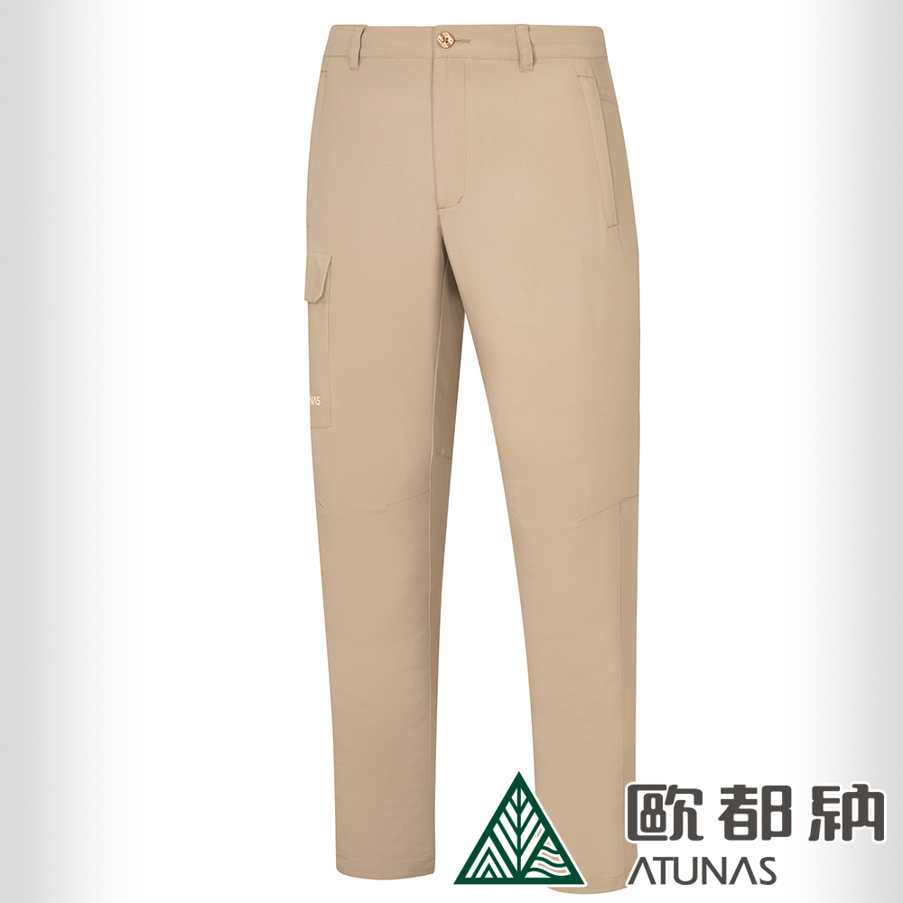ATUNAS 歐都納 男款循環輕薄長褲A1PAFF08MC卡其