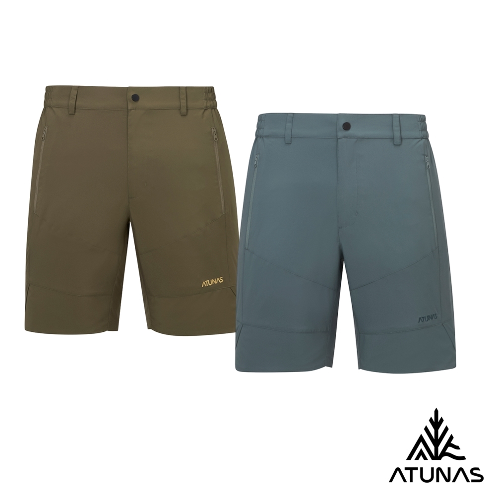 ATUNAS 歐都納 男款彈性透氣五分褲/短褲/A8PAGZ01M/2色可選