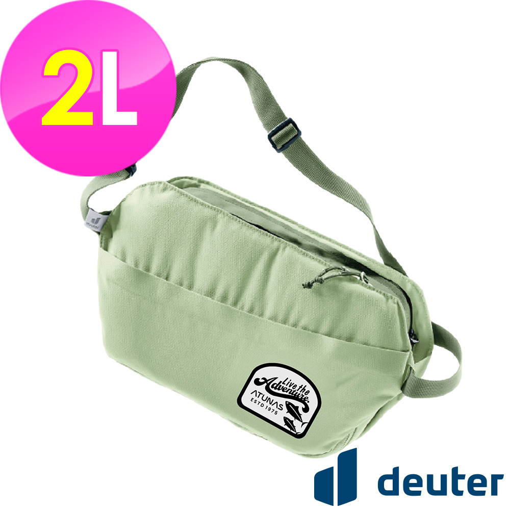 Deuter 【德國】Passway 2L斜肩包/胸前包-聯名款3900023A綠/隨身包/休閒包