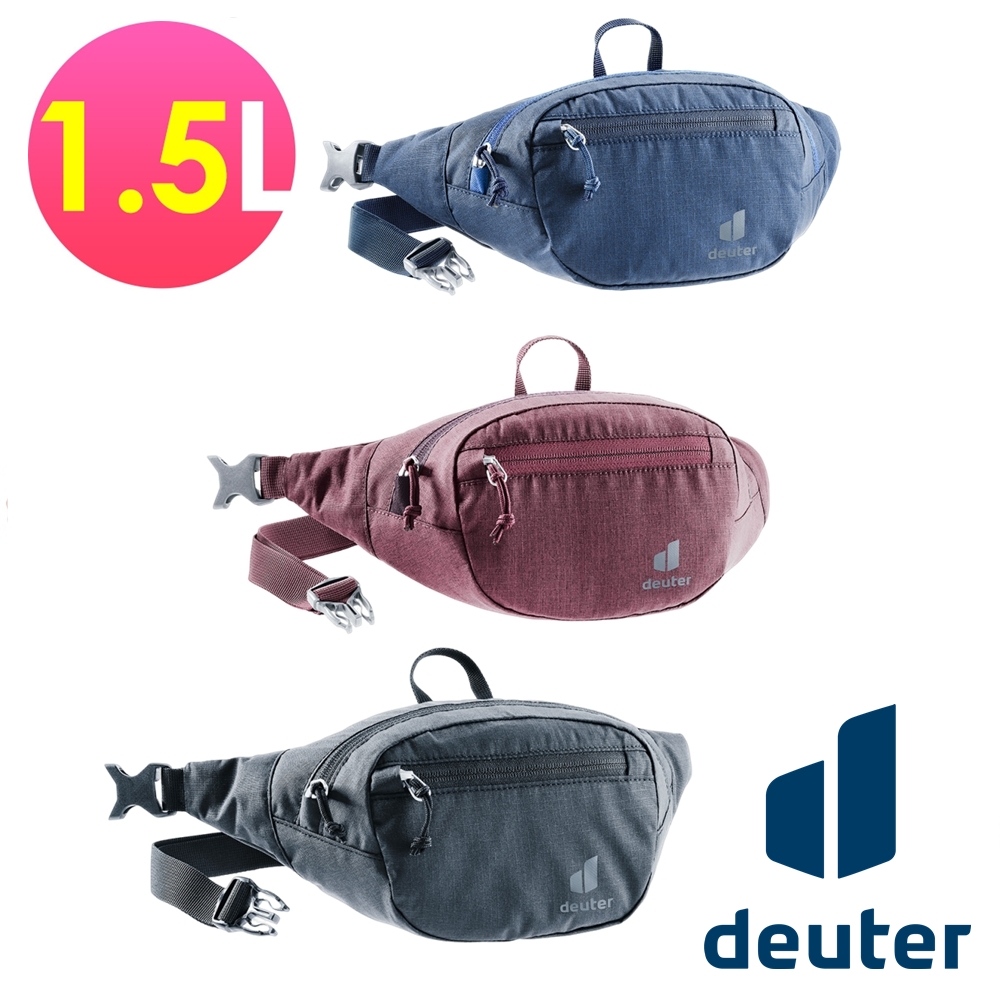 Deuter _德國_BELT I腰包1.5L (3900121 暗紅/黑/深藍/輕量/貼身/安全/旅遊)