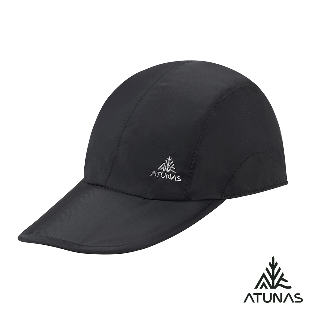 ATUNAS 歐都納 GORE-TEX PACLITE防水透氣折疊便帽/棒球帽/鴨舌帽/防水帽A1AHHH03N黑