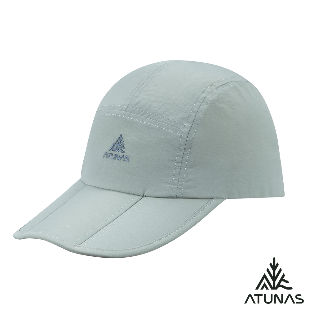 ATUNAS 歐都納 防曬透氣摺疊便帽/鴨舌帽/棒球帽A1AHHH10N灰卡
