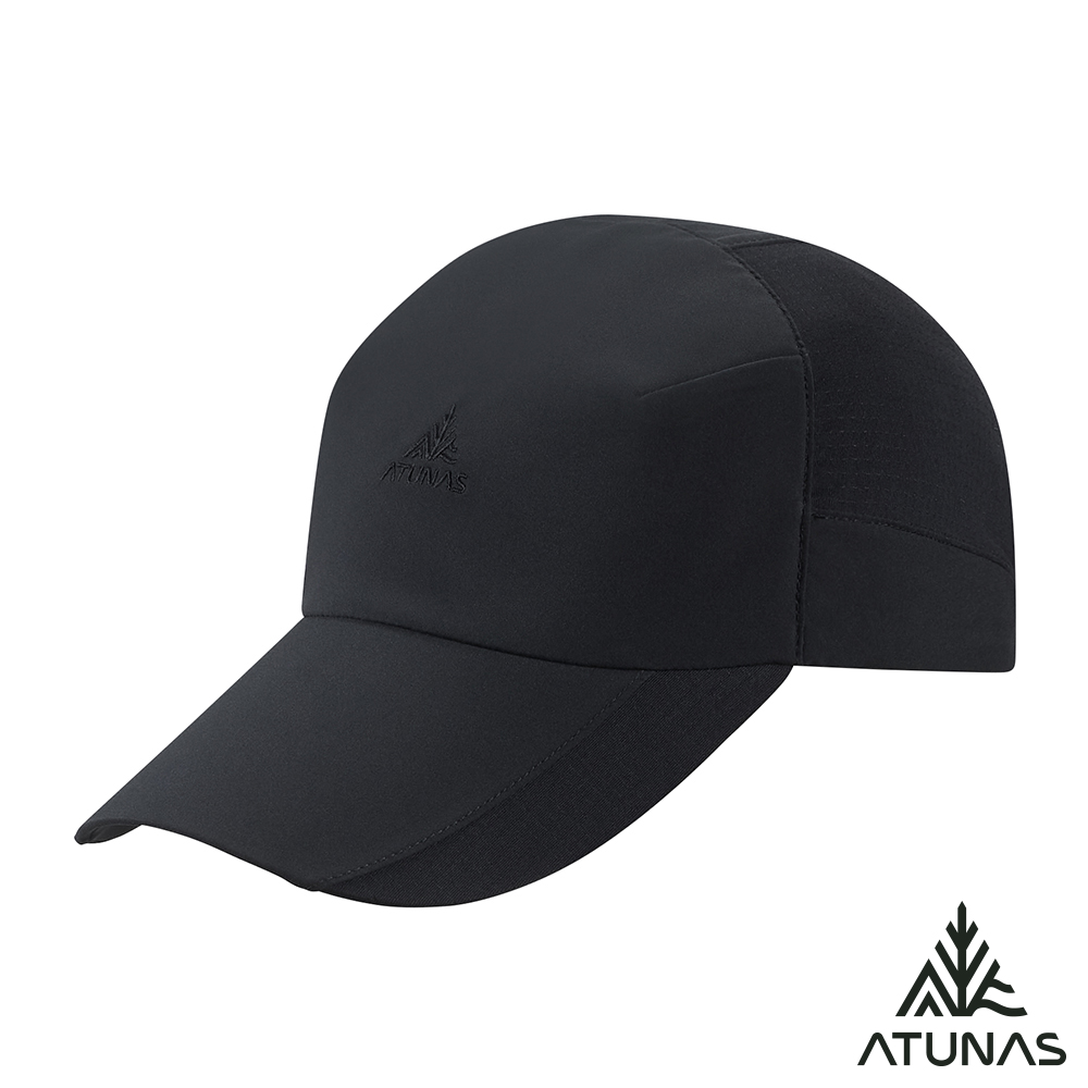 ATUNAS 歐都納 防曬超輕量透氣便帽/棒球帽/鴨舌帽/運動帽A1AHHH11N黑