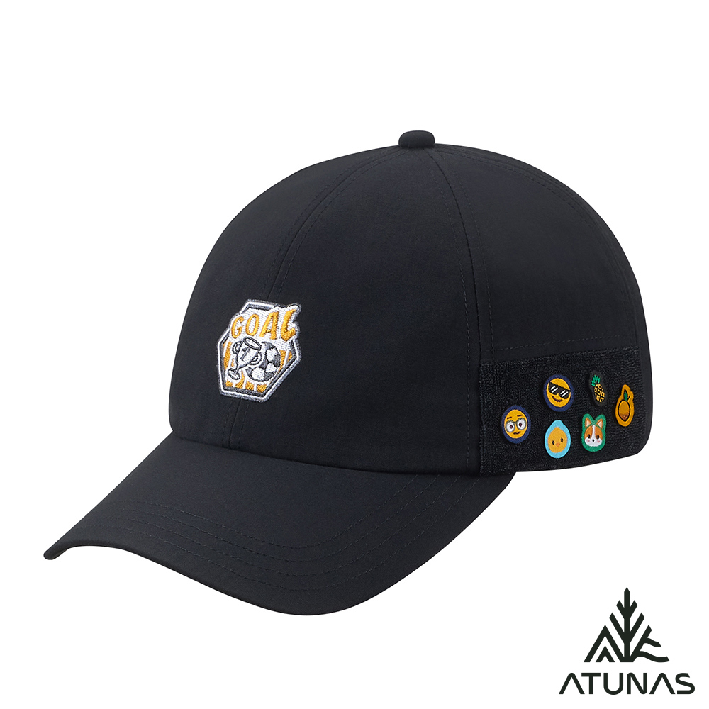 ATUNAS 歐都納 _足球盛典_好GOAL力透氣便帽/遮陽帽/鴨舌帽/棒球帽A6AH2601N黑