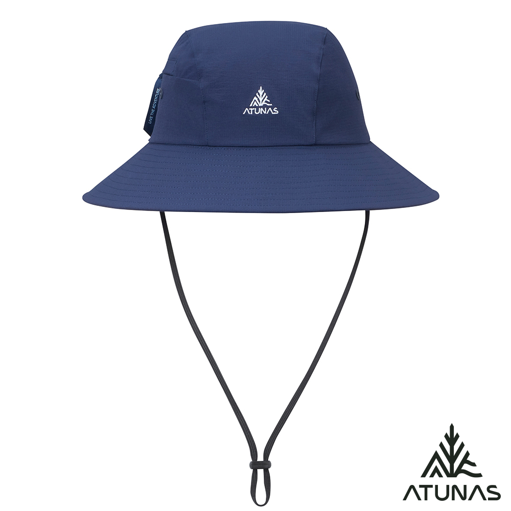 ATUNAS 歐都納 輕量防潑水防曬漁夫帽/遮陽帽A1AHHH13N深藍