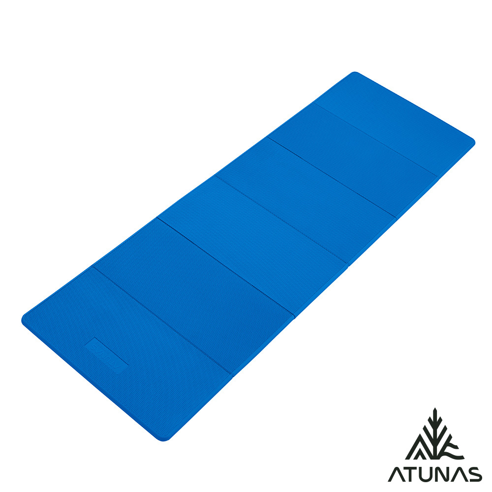 ATUNAS 歐都納 _FITNESS_多功能六折瑜珈墊MAT-6R深寶藍/健身墊/運動墊/折疊軟墊