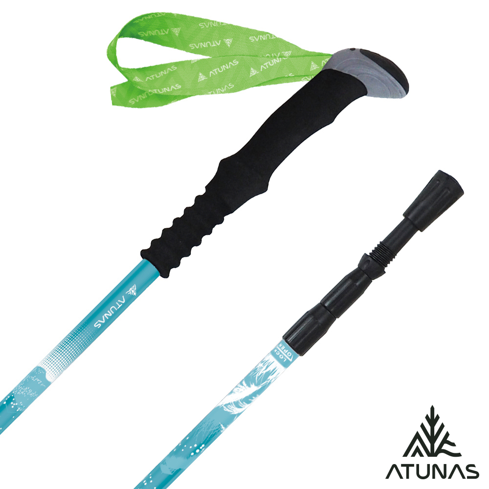 ATUNAS 歐都納 直把鋁合金三節旋轉避震登山杖135/64CM-A1WSGZ05N草嶺古道