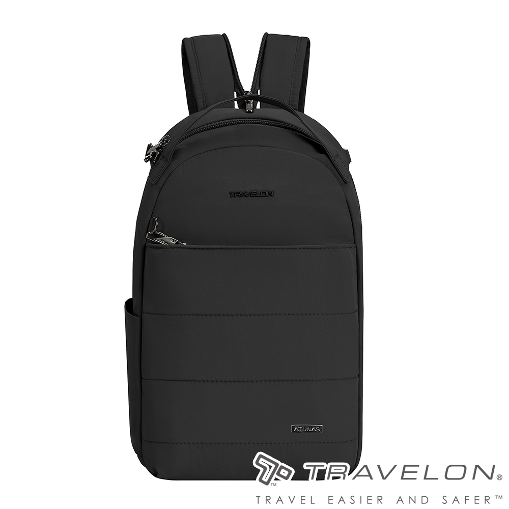 TRAVELON _美國防盜包_Roam防盜後背包-歐都納聯名款TL-43679A黑/斜肩包/休閒旅遊包