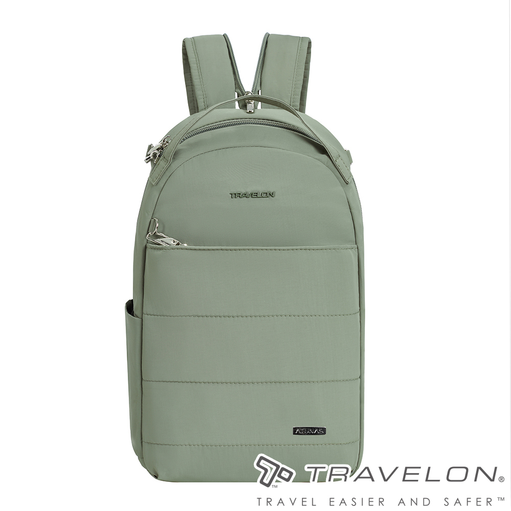 TRAVELON _美國防盜包_Roam防盜後背包-歐都納聯名款TL-43679A綠/斜肩包/休閒旅遊包