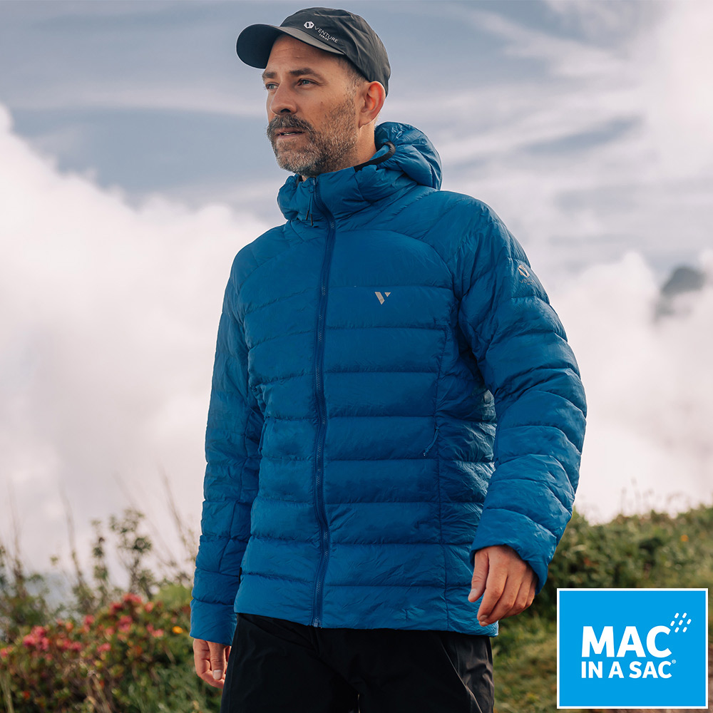 MAC IN A SAC 男款VENTURE輕暖袋著走羽絨外套MNS151藍